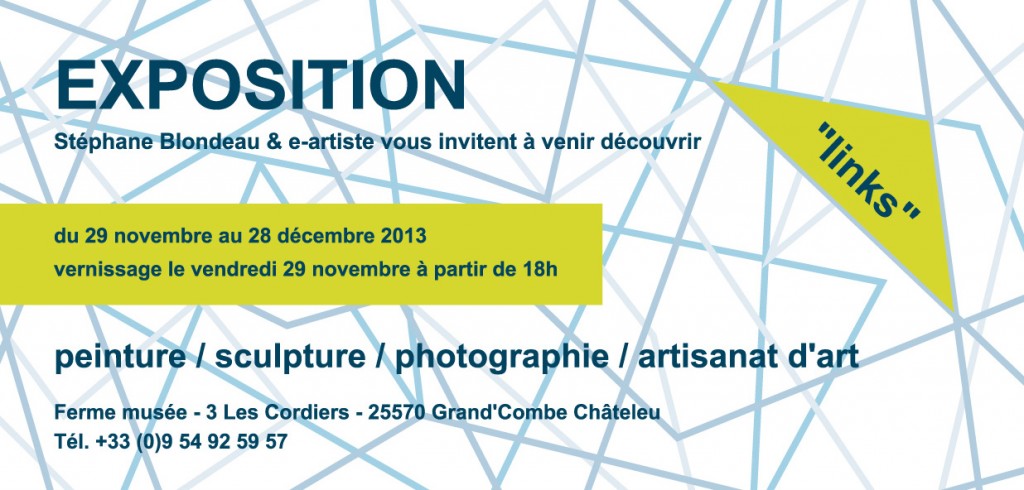 « Links » exposition décembre 2013