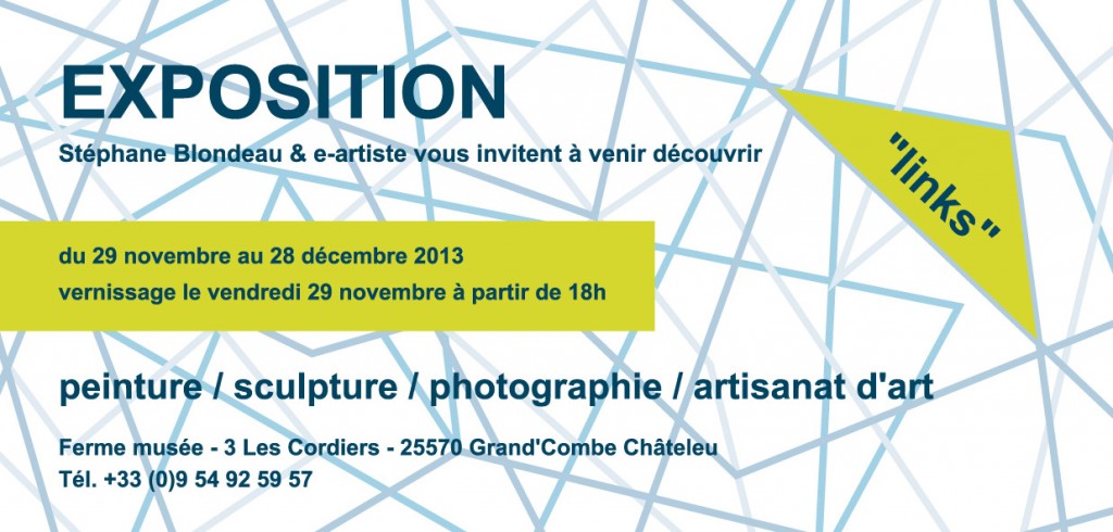 « Links » exposition décembre 2013
